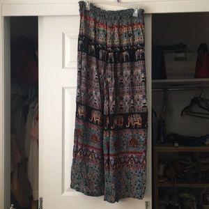 Angie Elephant Flowly Pants